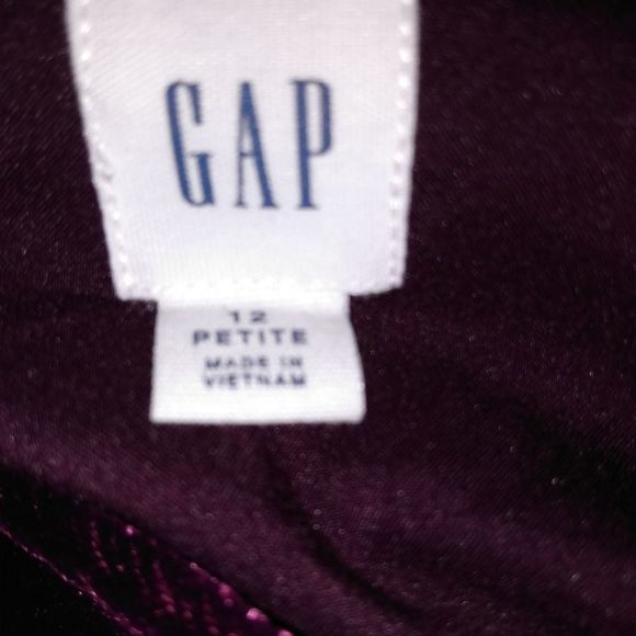 Dark Purple Velvet Gap Romper 💜 - Picture 4 of 4